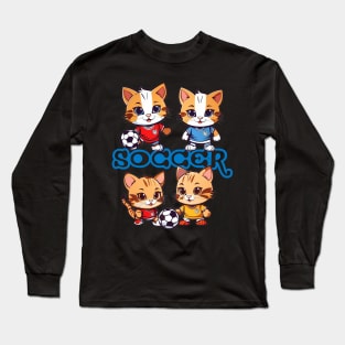 The cats soccer club Long Sleeve T-Shirt